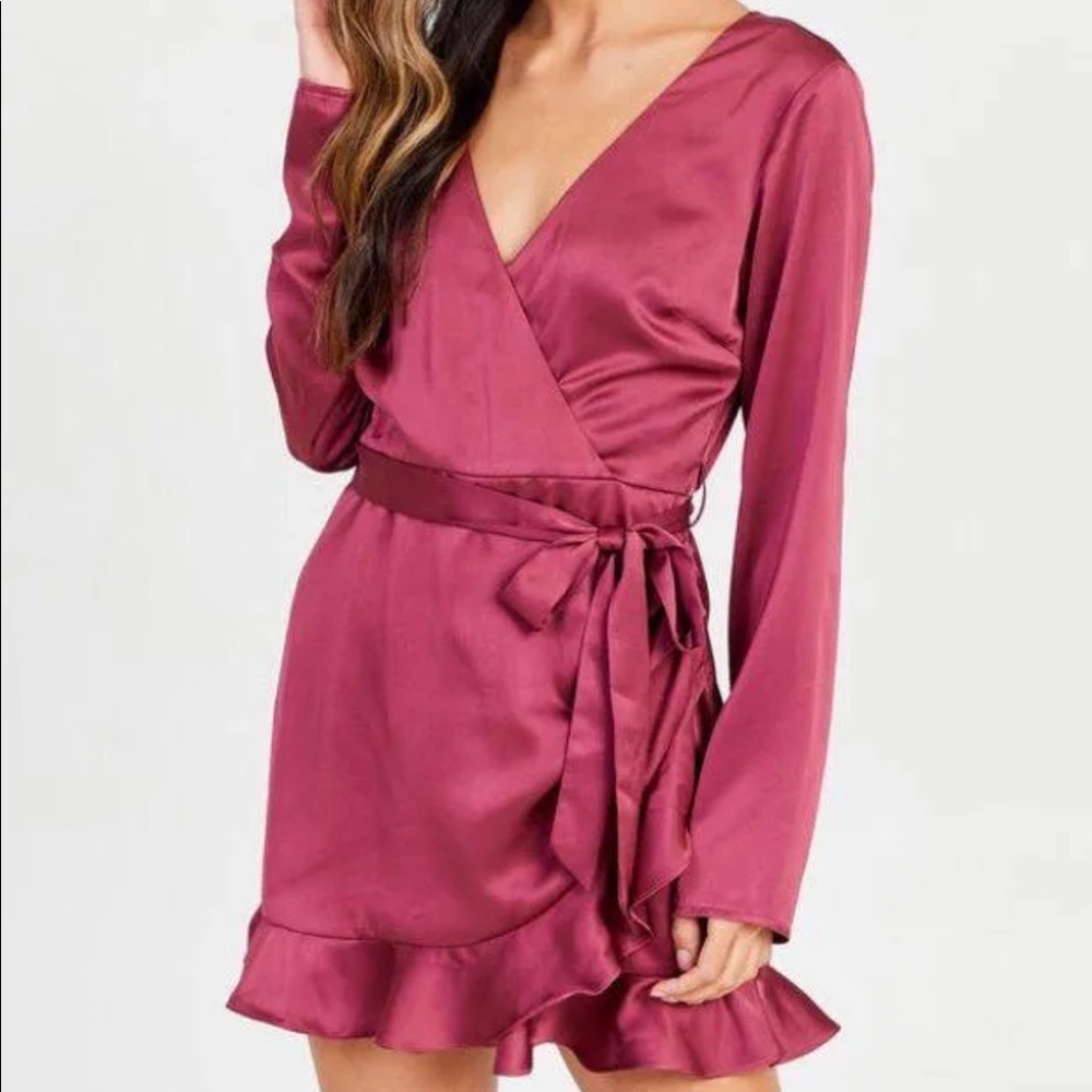 ALTAR’D STATE Belle Dress in Plum NWT - Sizes XS, S, M,